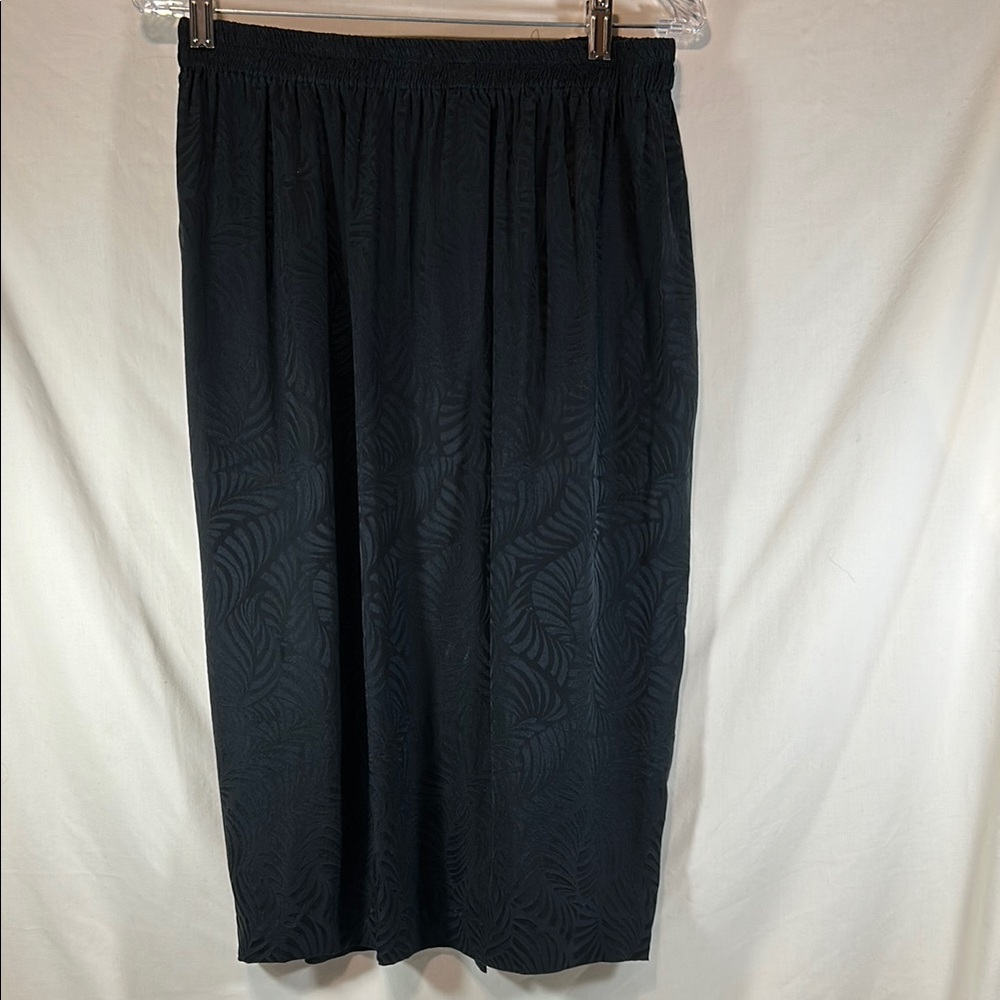 Adrianna Papell Elegant Black silk Skirt